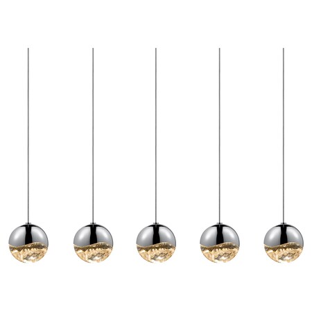 Sonneman 5-Light Rectangle Medium Led P 2921.01-MED